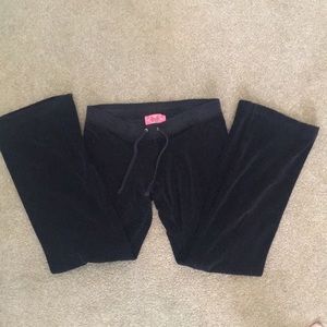 COPY - Juicy Couture Black velour track pants siz…